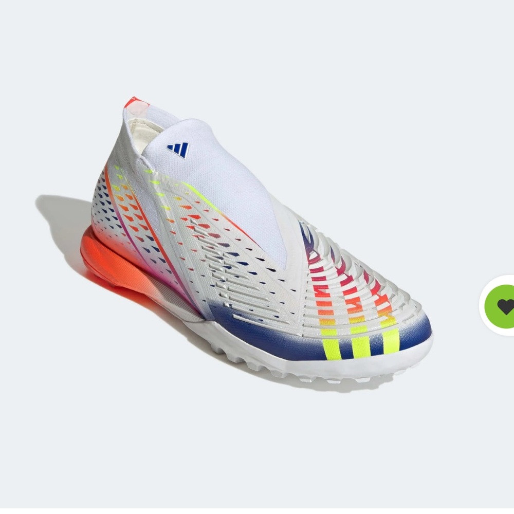 adidas Predator Edge.1 Turf - White-Yellow-Blue